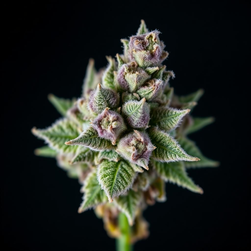 Granite Gelato cannabis flower macro photograph