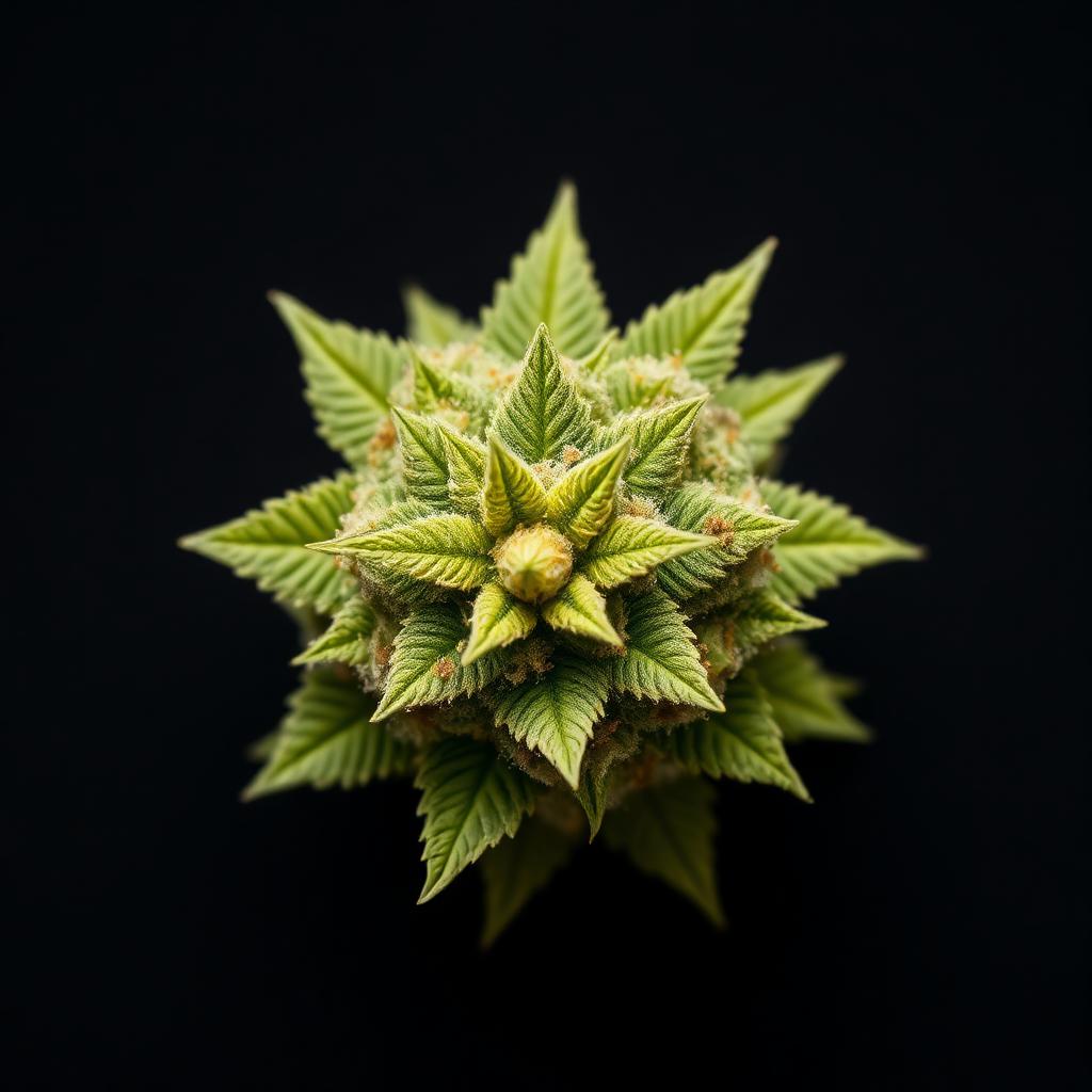Sunrise Sherbet cannabis flower macro photograph